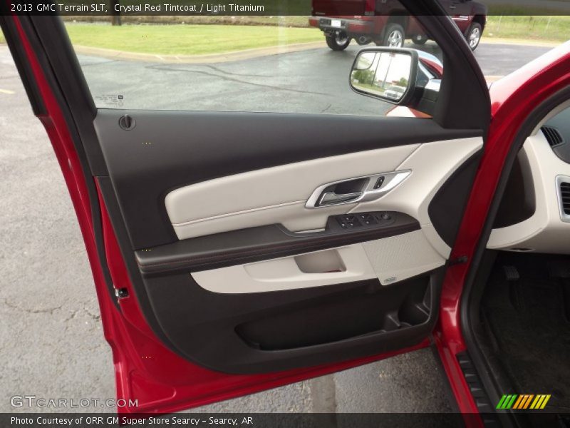 Crystal Red Tintcoat / Light Titanium 2013 GMC Terrain SLT