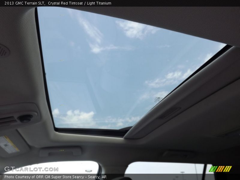 Crystal Red Tintcoat / Light Titanium 2013 GMC Terrain SLT
