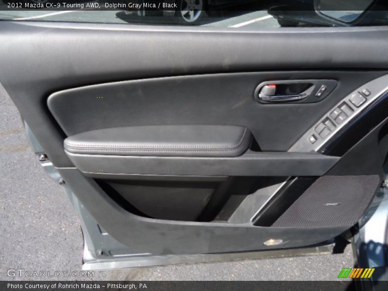 Dolphin Gray Mica / Black 2012 Mazda CX-9 Touring AWD