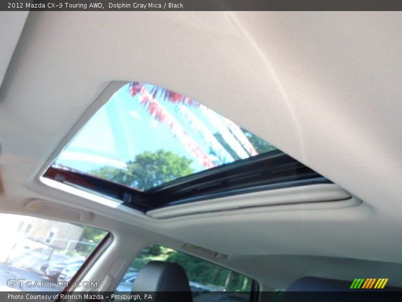Dolphin Gray Mica / Black 2012 Mazda CX-9 Touring AWD