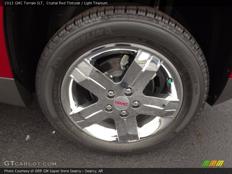 Crystal Red Tintcoat / Light Titanium 2013 GMC Terrain SLT