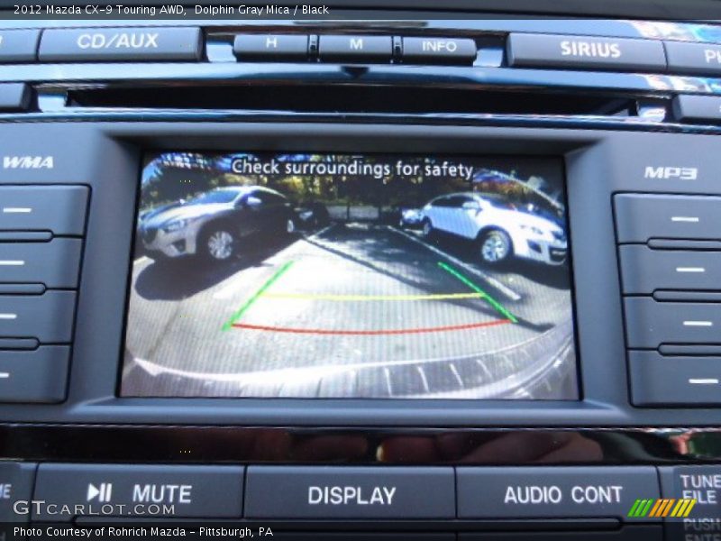 Dolphin Gray Mica / Black 2012 Mazda CX-9 Touring AWD