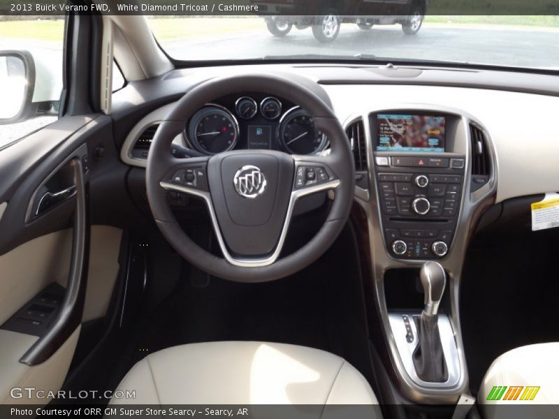 White Diamond Tricoat / Cashmere 2013 Buick Verano FWD