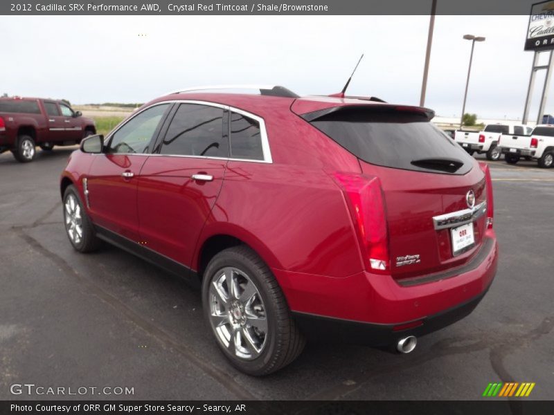 Crystal Red Tintcoat / Shale/Brownstone 2012 Cadillac SRX Performance AWD