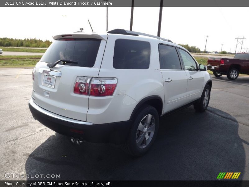 White Diamond Tricoat / Cashmere 2012 GMC Acadia SLT