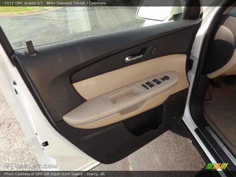 White Diamond Tricoat / Cashmere 2012 GMC Acadia SLT