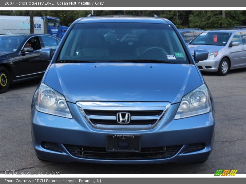Ocean Mist Metallic / Gray 2007 Honda Odyssey EX-L