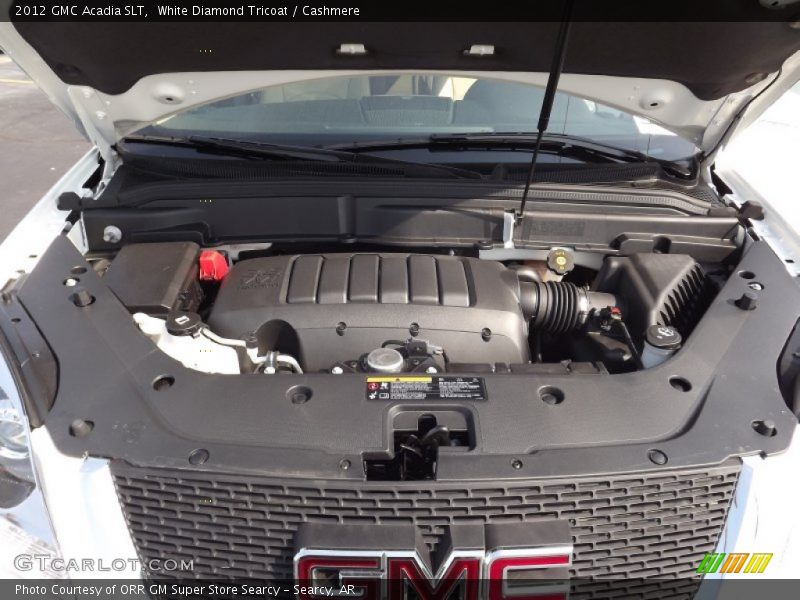 White Diamond Tricoat / Cashmere 2012 GMC Acadia SLT