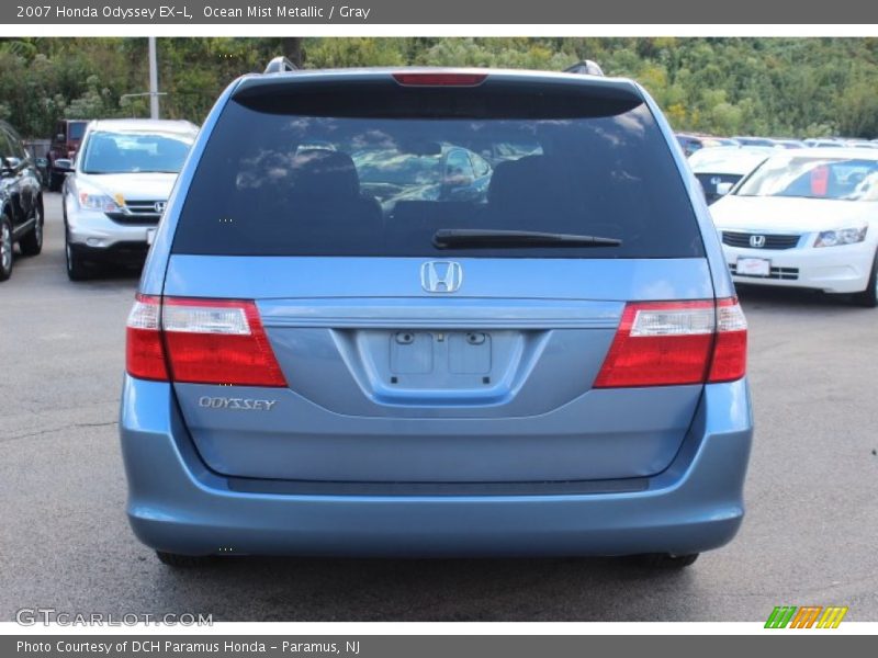 Ocean Mist Metallic / Gray 2007 Honda Odyssey EX-L