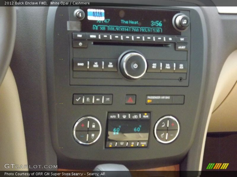 Controls of 2012 Enclave FWD