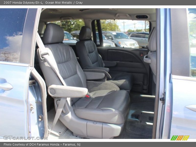 Ocean Mist Metallic / Gray 2007 Honda Odyssey EX-L