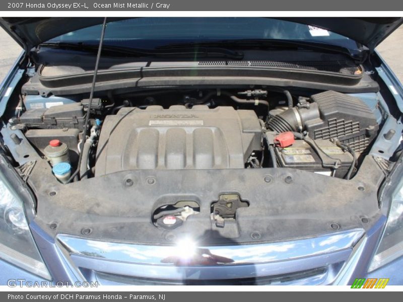 Ocean Mist Metallic / Gray 2007 Honda Odyssey EX-L