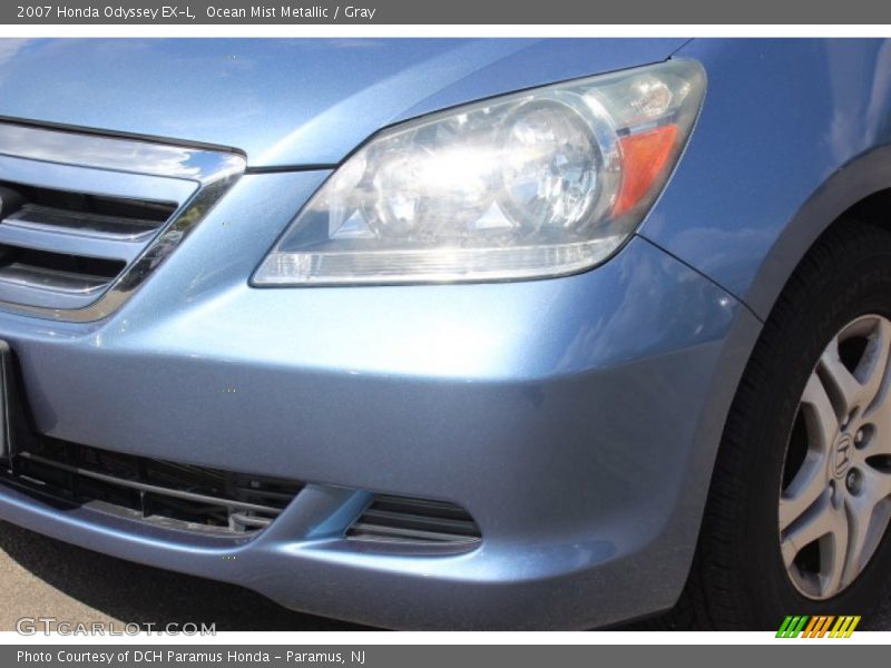 Ocean Mist Metallic / Gray 2007 Honda Odyssey EX-L