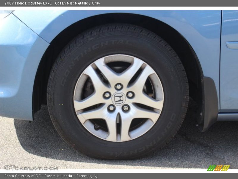 Ocean Mist Metallic / Gray 2007 Honda Odyssey EX-L