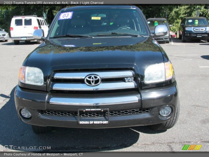 Black / Light Charcoal 2003 Toyota Tundra SR5 Access Cab 4x4