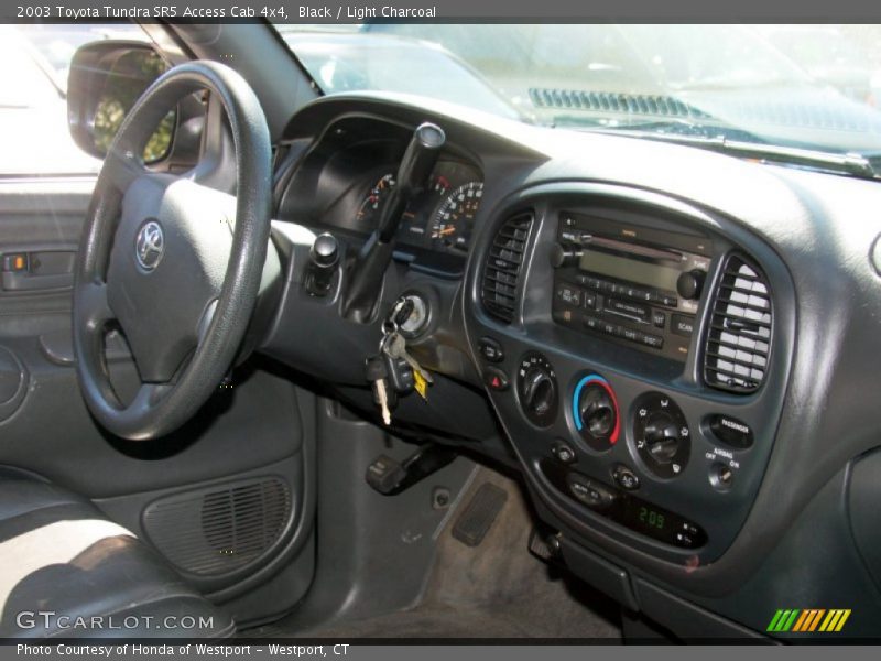 Black / Light Charcoal 2003 Toyota Tundra SR5 Access Cab 4x4