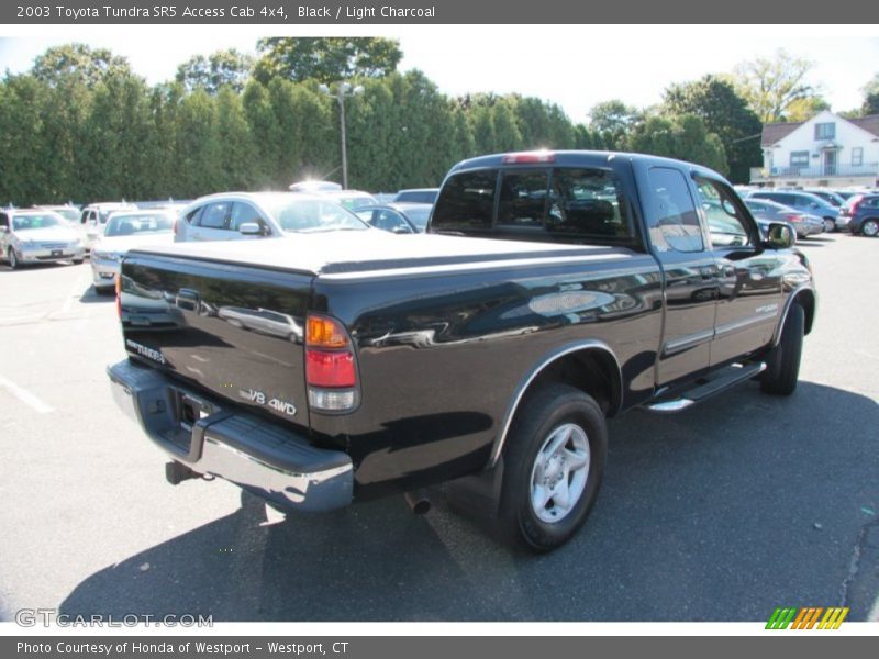 Black / Light Charcoal 2003 Toyota Tundra SR5 Access Cab 4x4