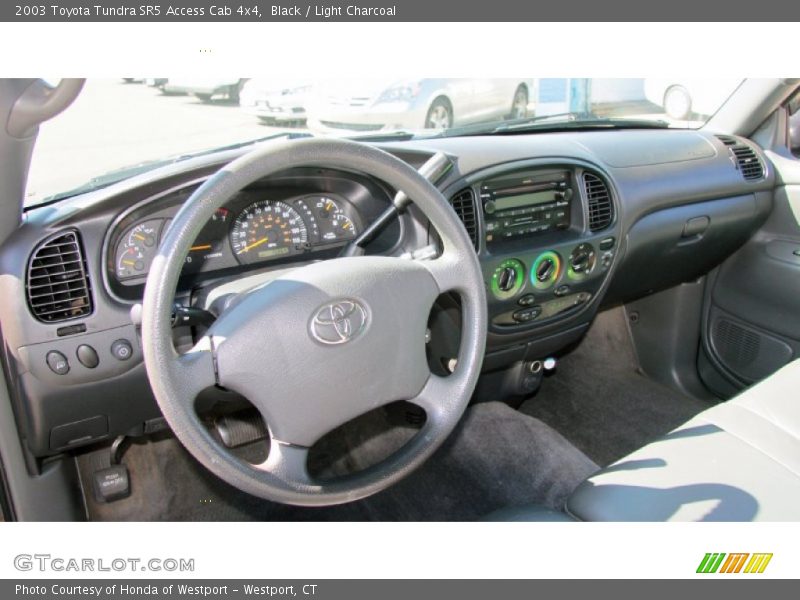 Black / Light Charcoal 2003 Toyota Tundra SR5 Access Cab 4x4