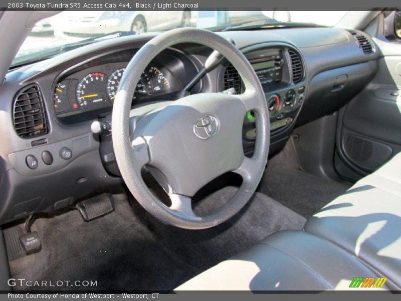 Black / Light Charcoal 2003 Toyota Tundra SR5 Access Cab 4x4