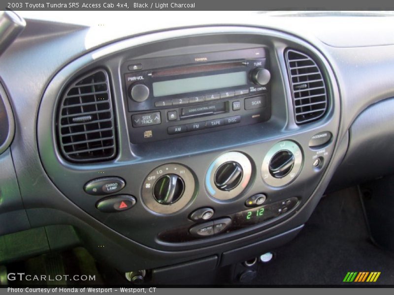Black / Light Charcoal 2003 Toyota Tundra SR5 Access Cab 4x4