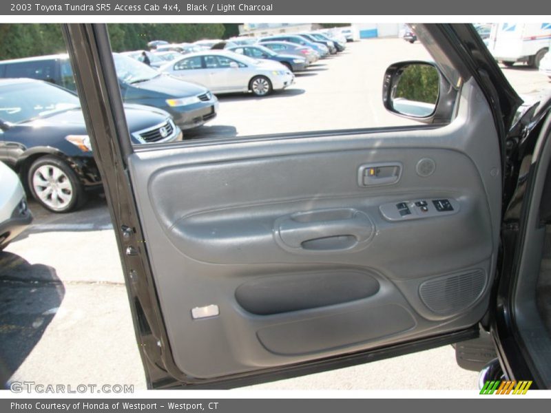 Black / Light Charcoal 2003 Toyota Tundra SR5 Access Cab 4x4