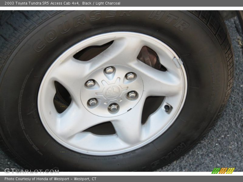 Black / Light Charcoal 2003 Toyota Tundra SR5 Access Cab 4x4