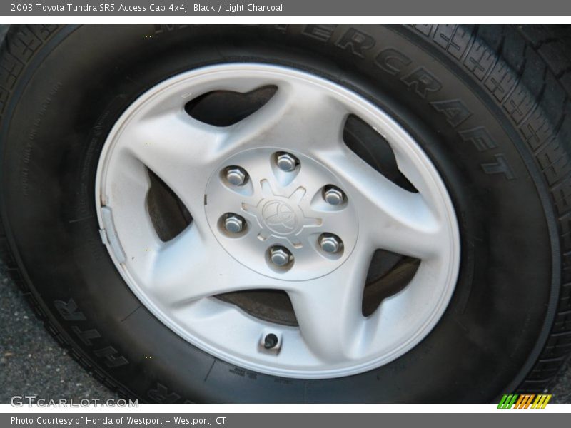 Black / Light Charcoal 2003 Toyota Tundra SR5 Access Cab 4x4