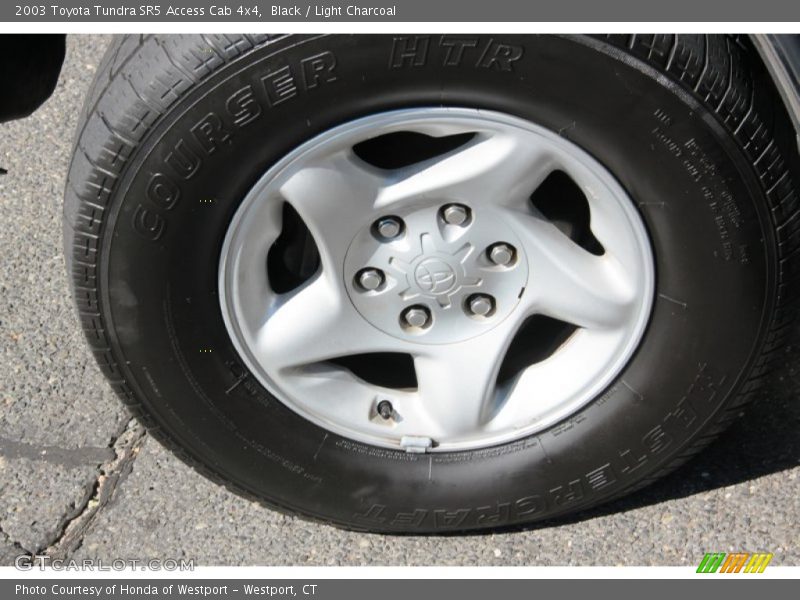 Black / Light Charcoal 2003 Toyota Tundra SR5 Access Cab 4x4