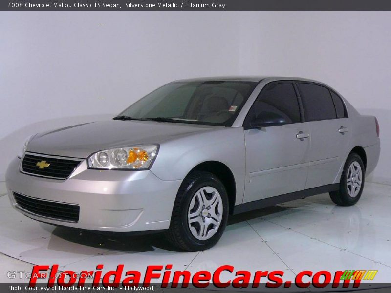 Silverstone Metallic / Titanium Gray 2008 Chevrolet Malibu Classic LS Sedan