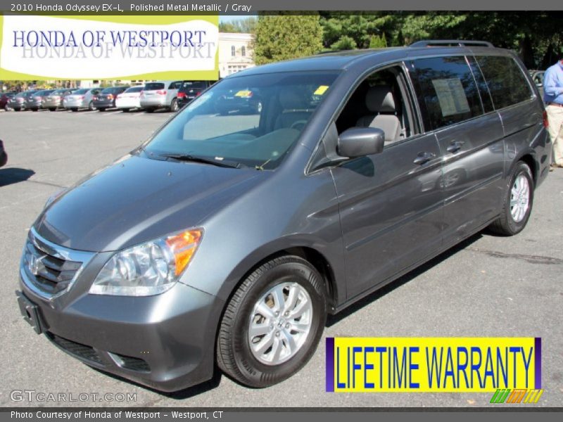 Polished Metal Metallic / Gray 2010 Honda Odyssey EX-L