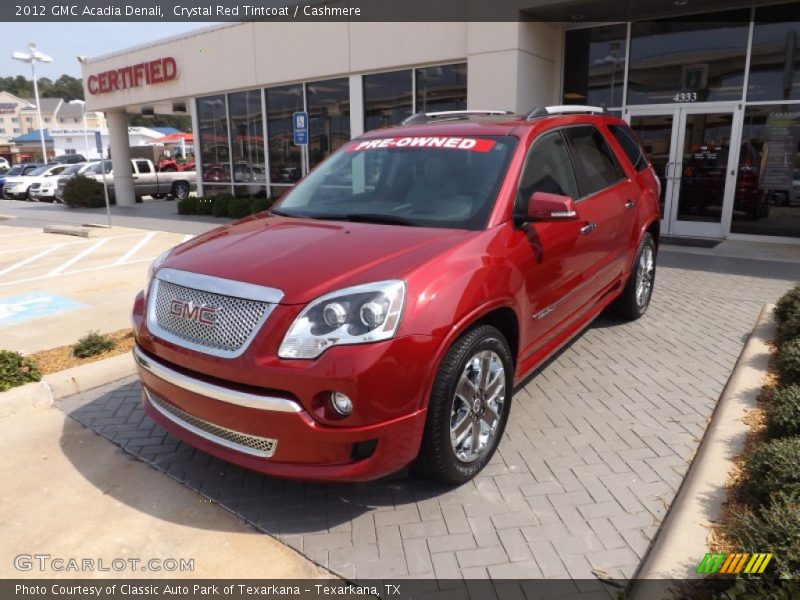 Crystal Red Tintcoat / Cashmere 2012 GMC Acadia Denali