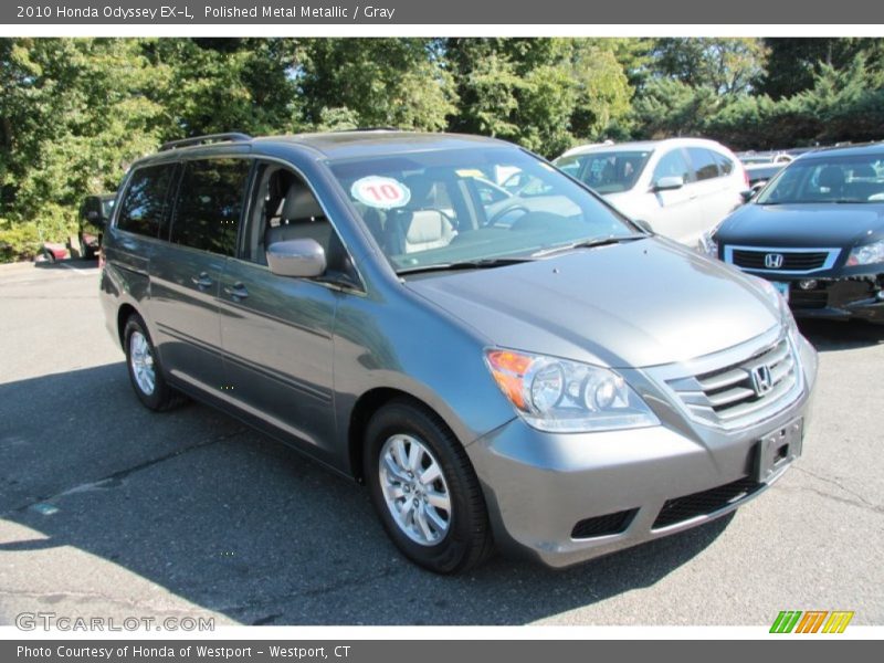 Polished Metal Metallic / Gray 2010 Honda Odyssey EX-L
