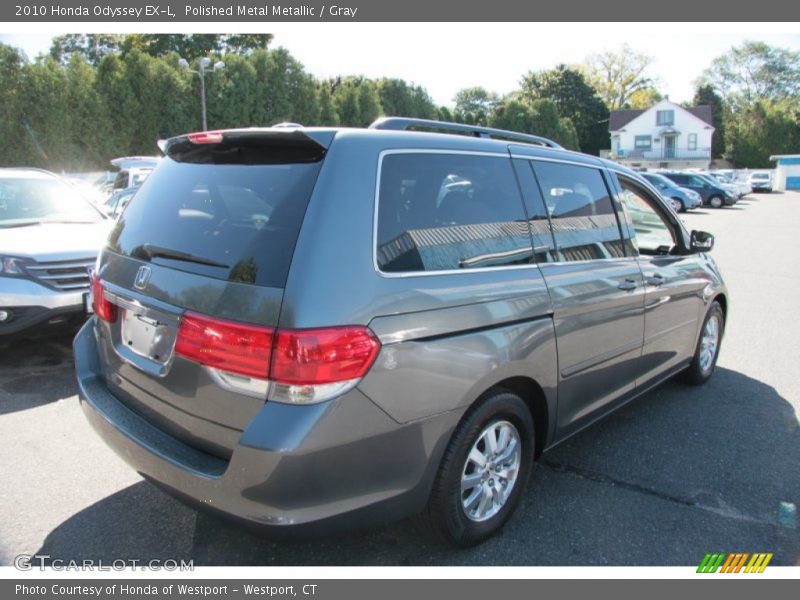 Polished Metal Metallic / Gray 2010 Honda Odyssey EX-L