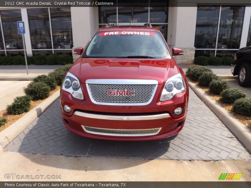 Crystal Red Tintcoat / Cashmere 2012 GMC Acadia Denali
