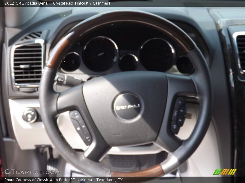 Crystal Red Tintcoat / Cashmere 2012 GMC Acadia Denali