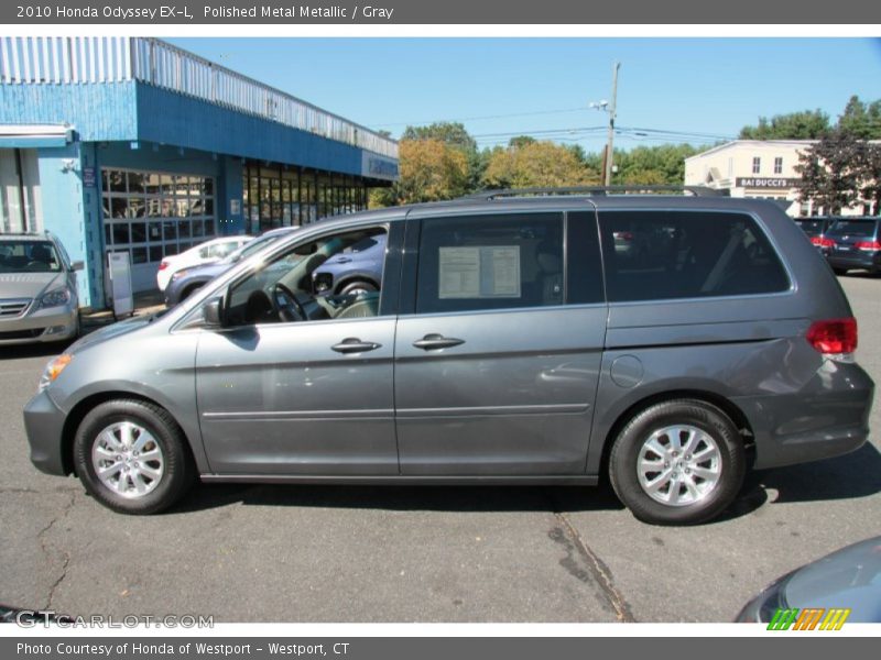 Polished Metal Metallic / Gray 2010 Honda Odyssey EX-L