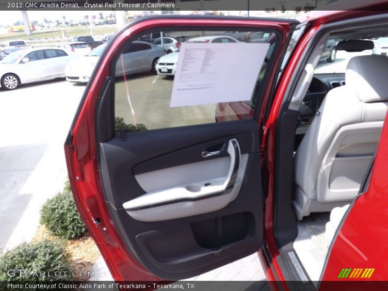 Crystal Red Tintcoat / Cashmere 2012 GMC Acadia Denali