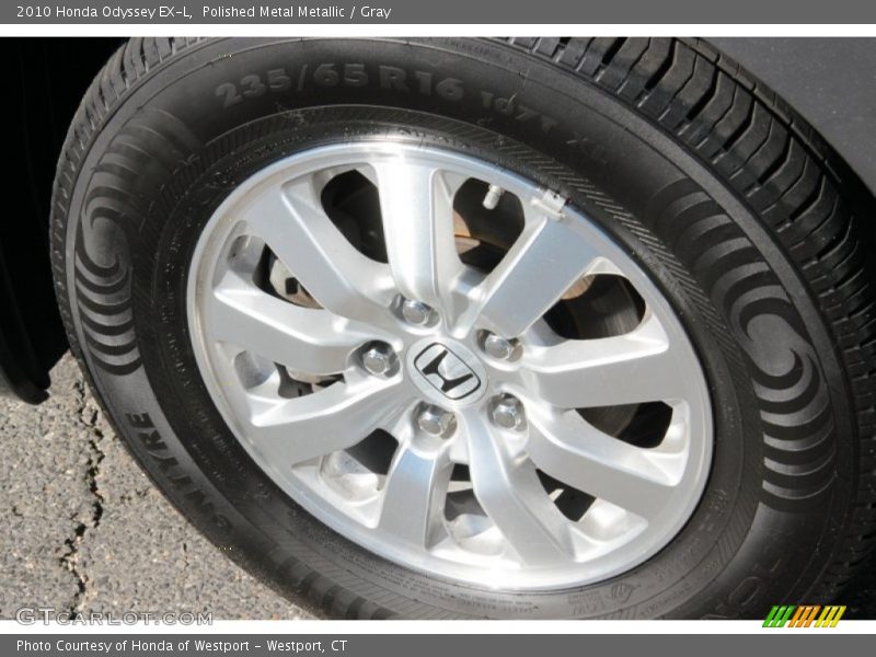 Polished Metal Metallic / Gray 2010 Honda Odyssey EX-L