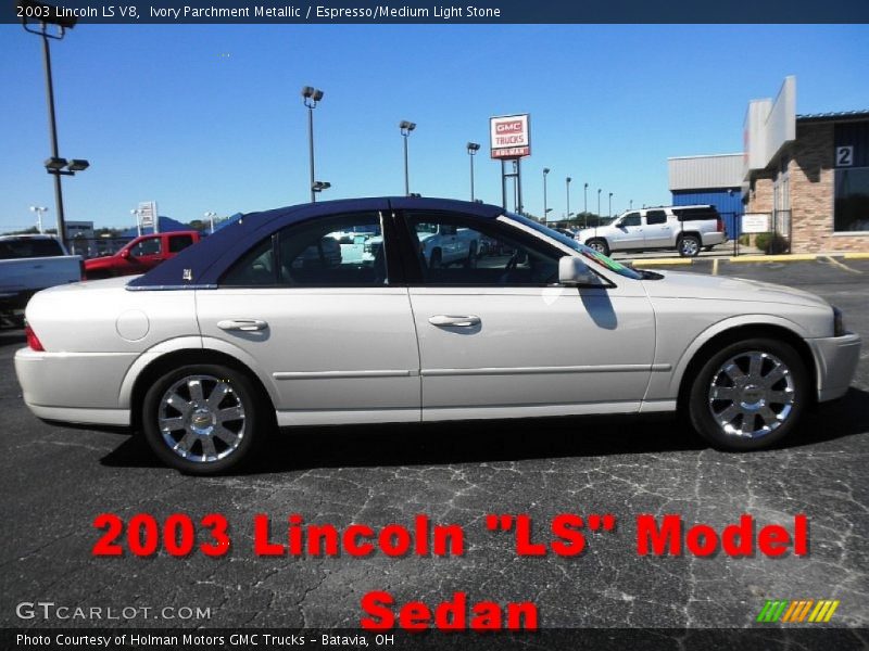 Ivory Parchment Metallic / Espresso/Medium Light Stone 2003 Lincoln LS V8