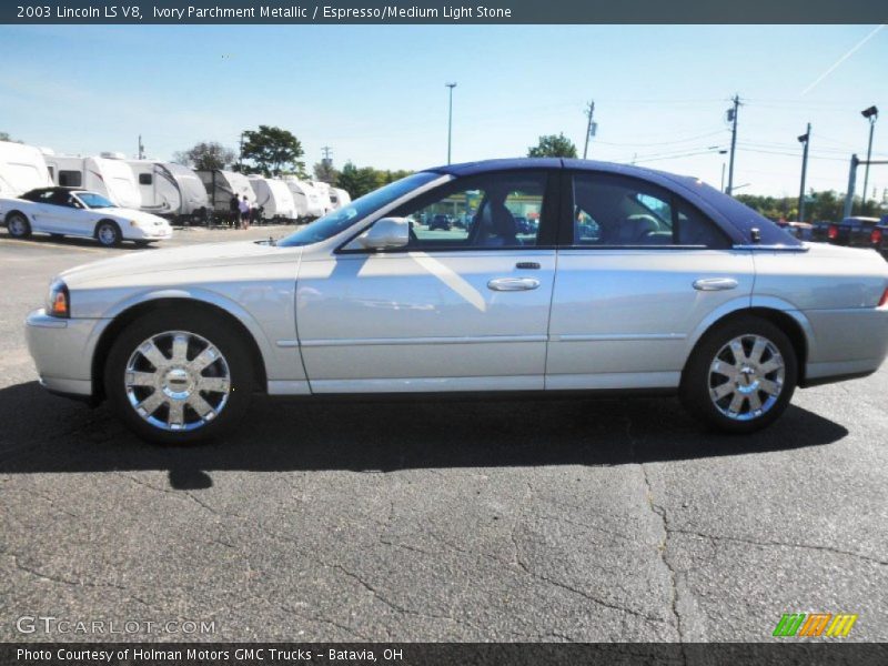Ivory Parchment Metallic / Espresso/Medium Light Stone 2003 Lincoln LS V8