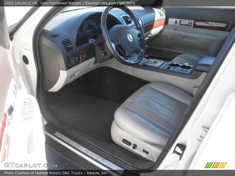 Ivory Parchment Metallic / Espresso/Medium Light Stone 2003 Lincoln LS V8