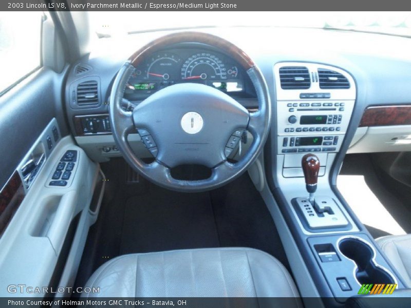 Ivory Parchment Metallic / Espresso/Medium Light Stone 2003 Lincoln LS V8