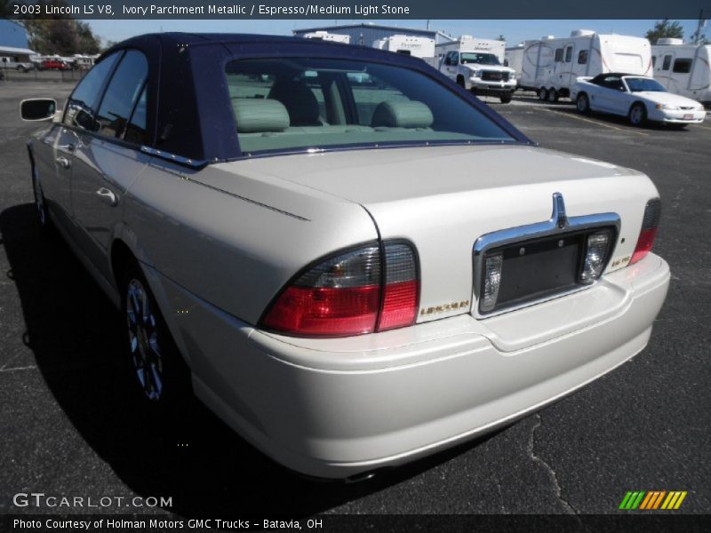 Ivory Parchment Metallic / Espresso/Medium Light Stone 2003 Lincoln LS V8