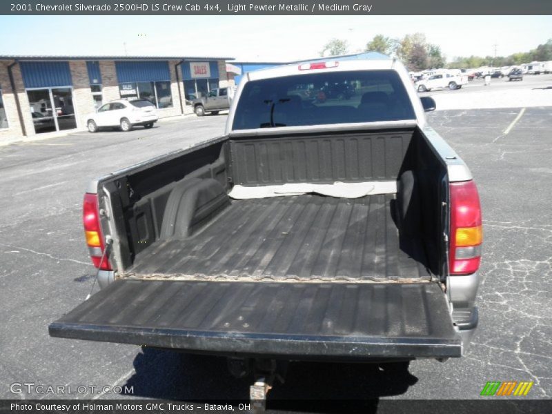 Light Pewter Metallic / Medium Gray 2001 Chevrolet Silverado 2500HD LS Crew Cab 4x4