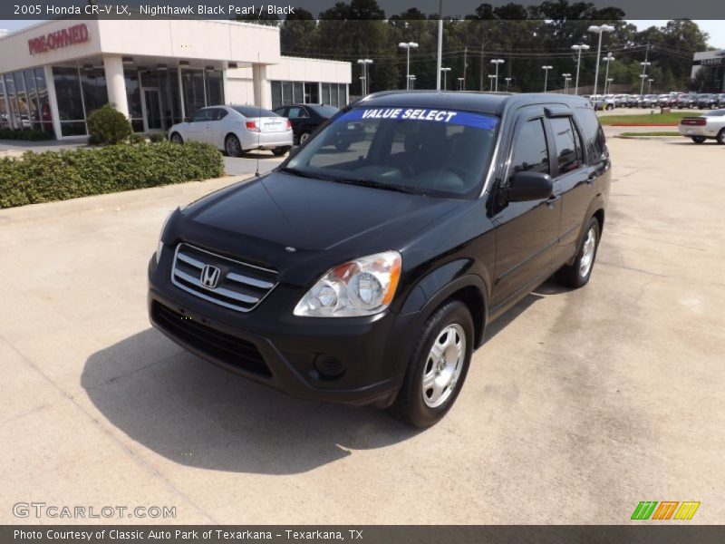 Nighthawk Black Pearl / Black 2005 Honda CR-V LX
