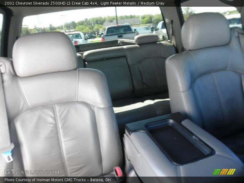Light Pewter Metallic / Medium Gray 2001 Chevrolet Silverado 2500HD LS Crew Cab 4x4