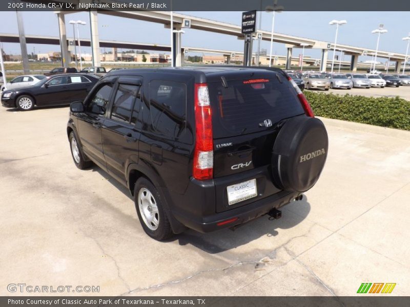 Nighthawk Black Pearl / Black 2005 Honda CR-V LX