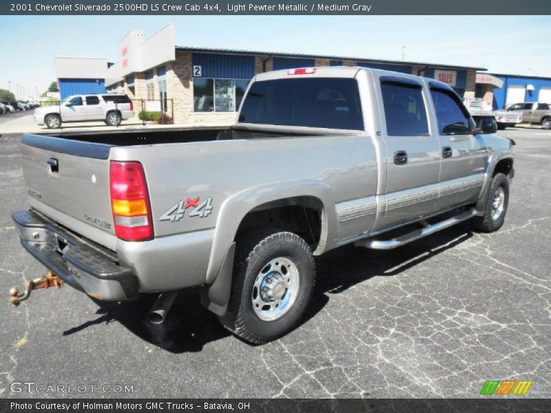  2001 Silverado 2500HD LS Crew Cab 4x4 Light Pewter Metallic