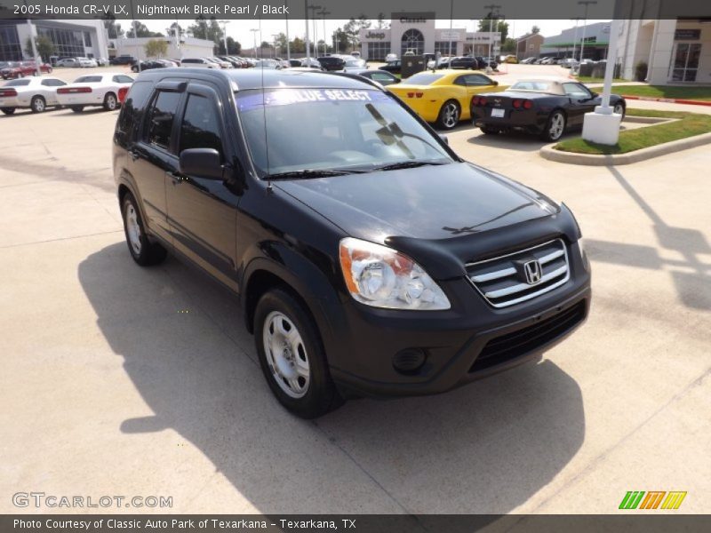 Nighthawk Black Pearl / Black 2005 Honda CR-V LX