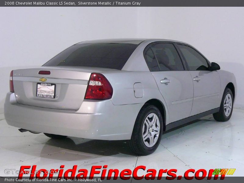 Silverstone Metallic / Titanium Gray 2008 Chevrolet Malibu Classic LS Sedan